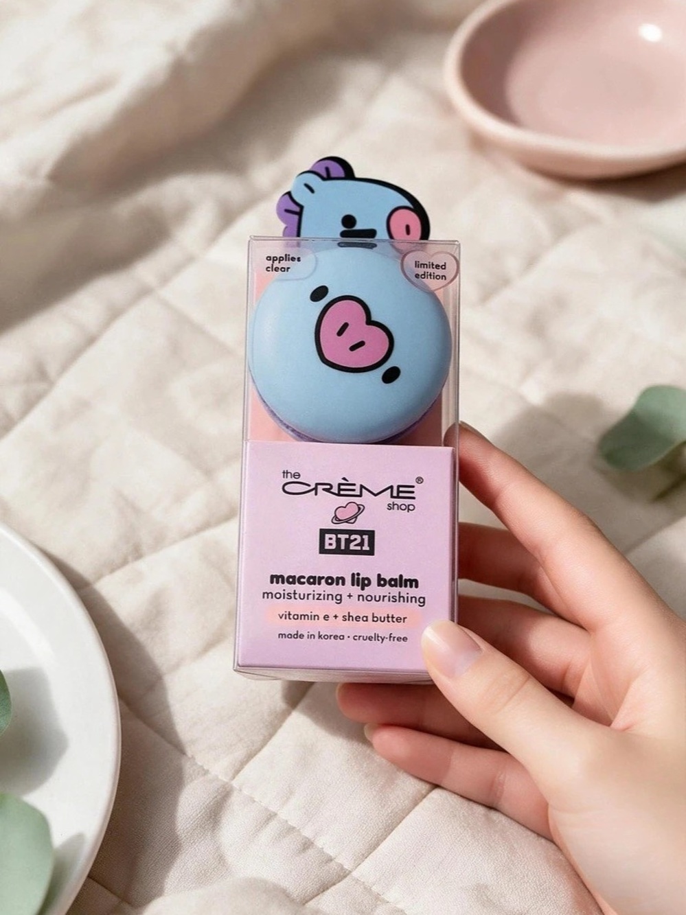 The CREME shop BT21 Macaron Lip Balm Limited Edition - NWT
